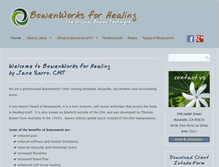 Tablet Screenshot of bowenworksforhealing.com